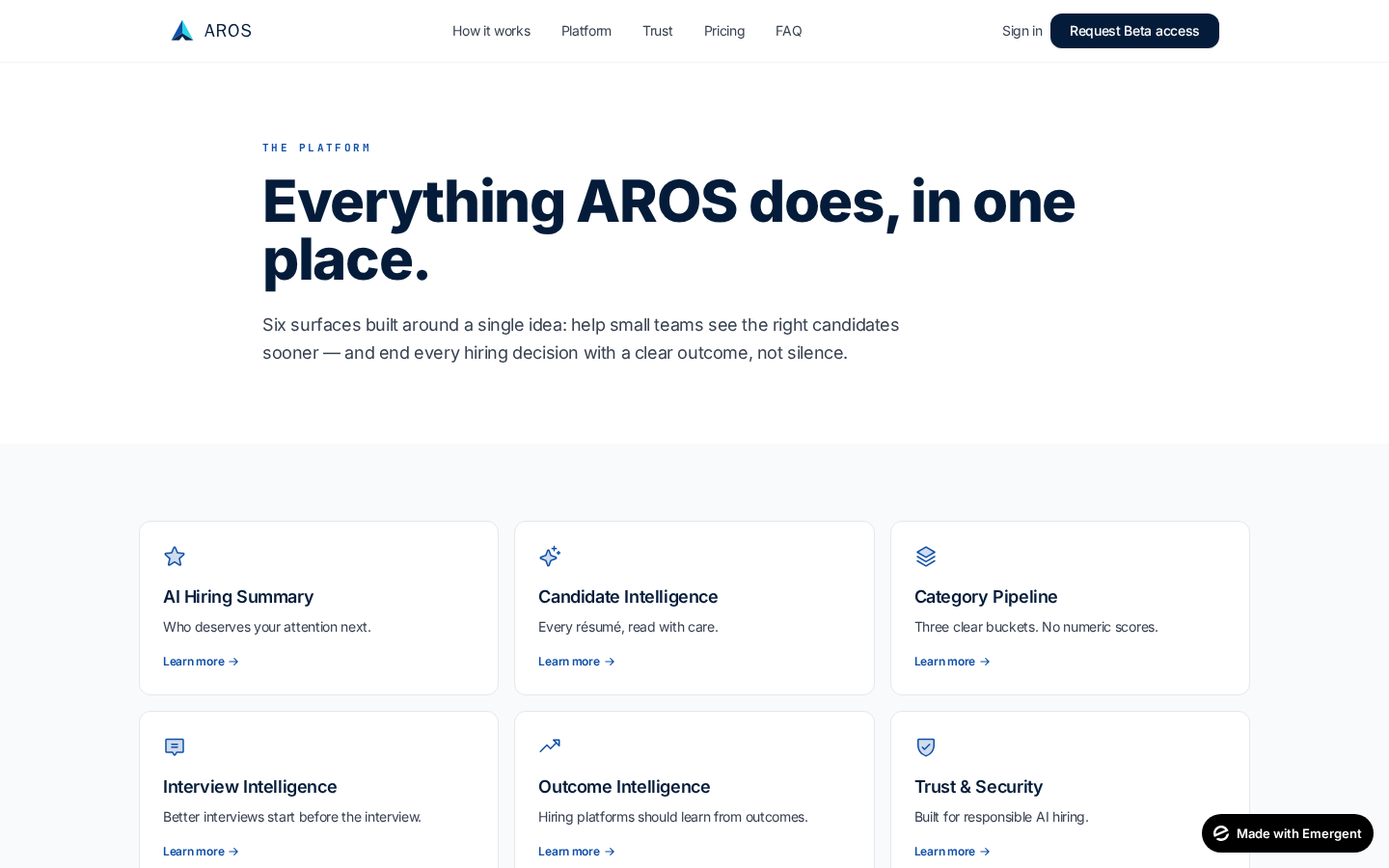 Platform overview
